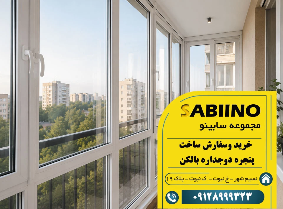 پنجره دوجداره بالکن