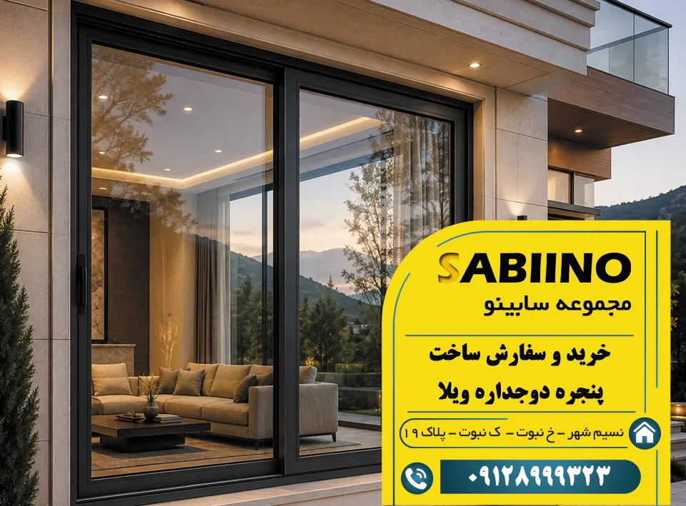 پنجره دوجداره ویلا